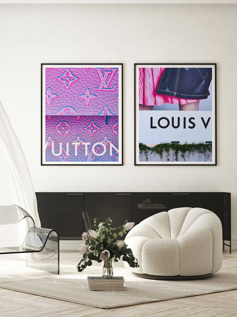 Louis Vuitton Logo Fashion Wall Art Print